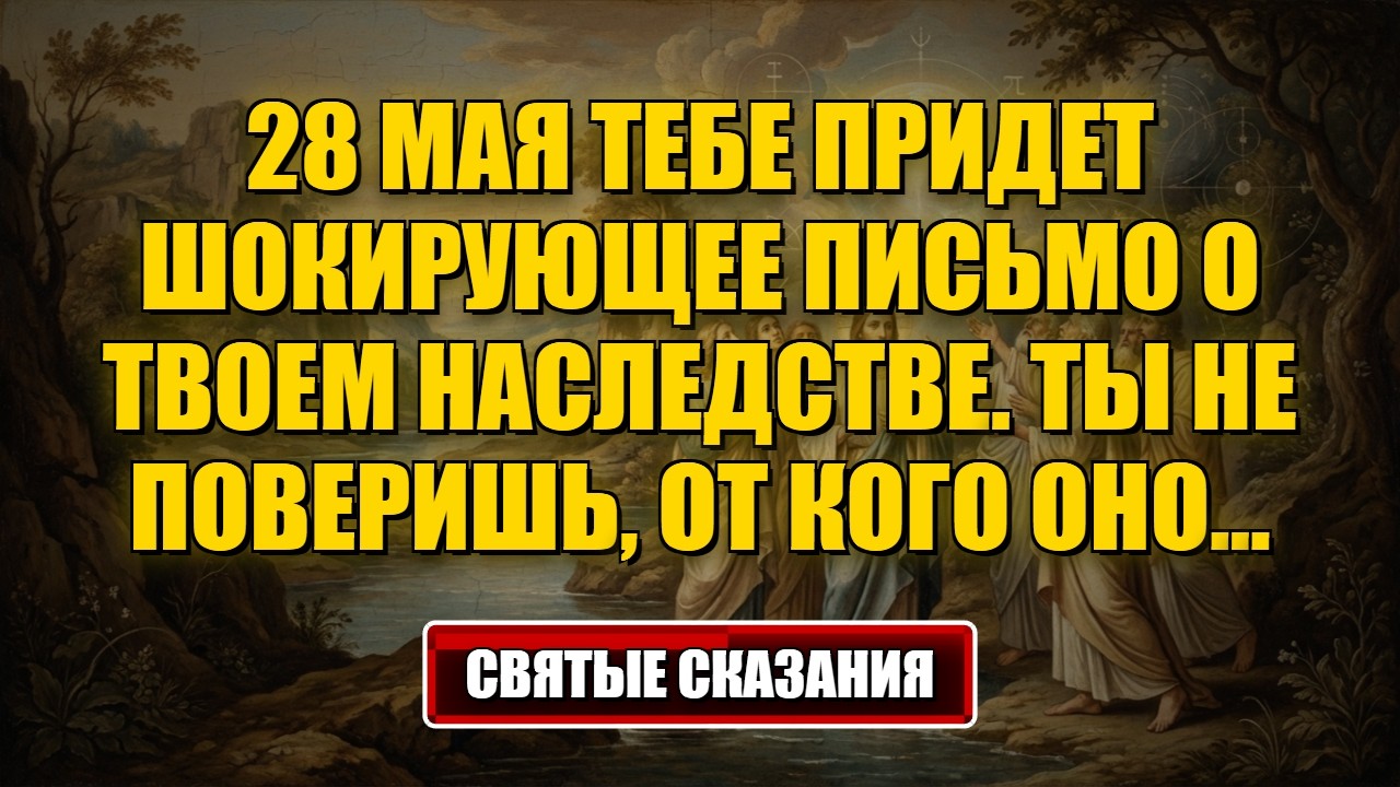 Сегодняшнее послание Бога 28 мая тебе придет шокирующее письмо. Ты не поверишь, от кого оно