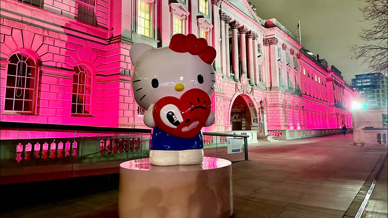 “CUTE”Exhibition Walking Tour | Somerset House London,🇬🇧 | Sanrio | Kawaii | January 2024 | 4K