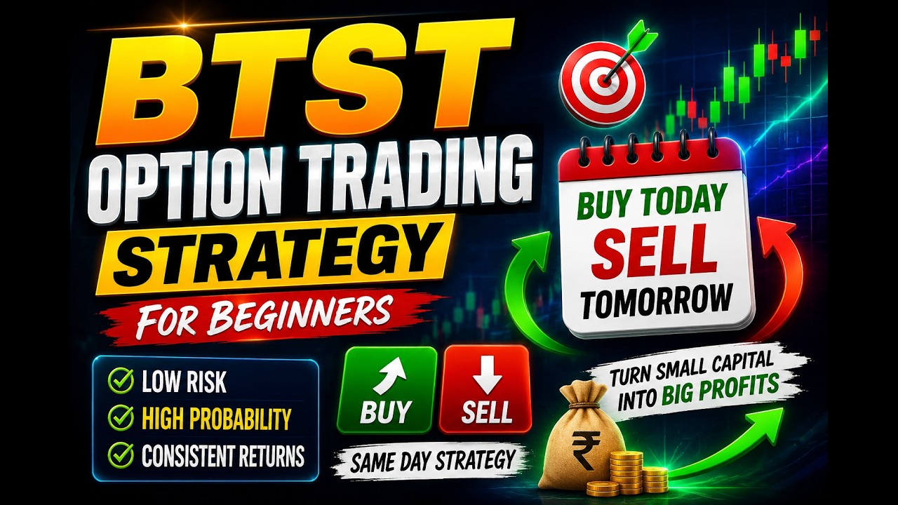 BTST Option Trading Strategy For Beginners  Option Trading Strategy @KarolSEBIRegisteredIITian