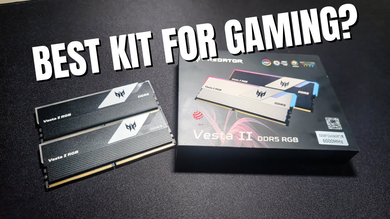 Лучшая DDR5 для игр? Обзор Acer Predator Vesta II RGB DDR5 RAM 32 ГБ