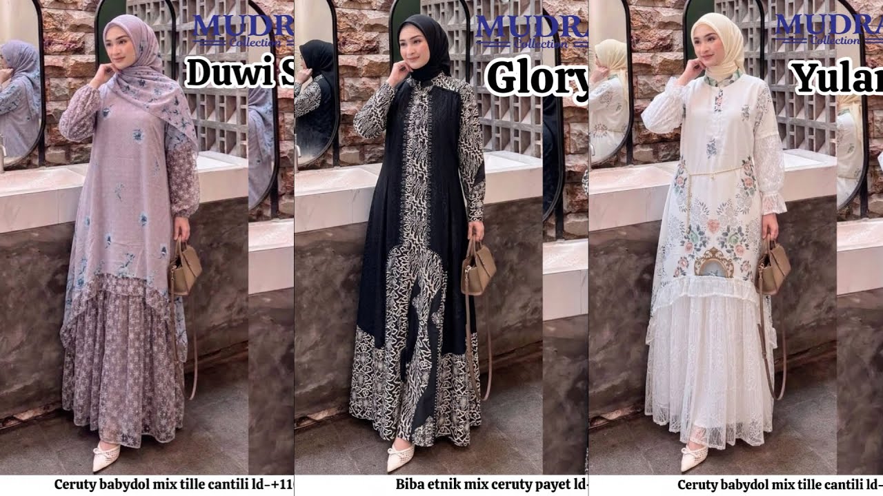 30+ BUSANA MUSLIM GAMIS UNTUK LEBARAN TERBARU 2026 / Part 7