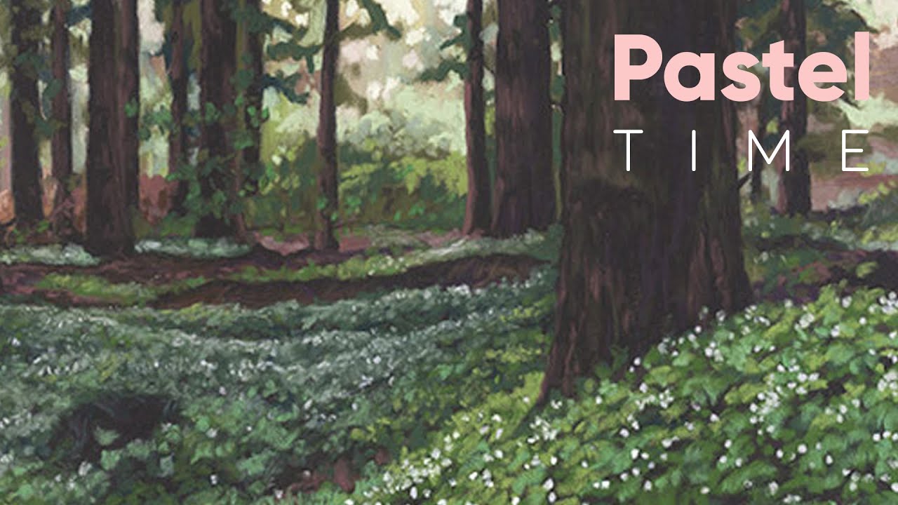 Forest Carpet in Soft Pastel - Timelapse