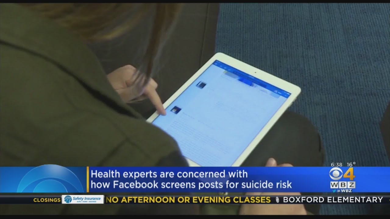 Health Experts Are Concerned With How Facebook Screens Posts For Suicide Risk