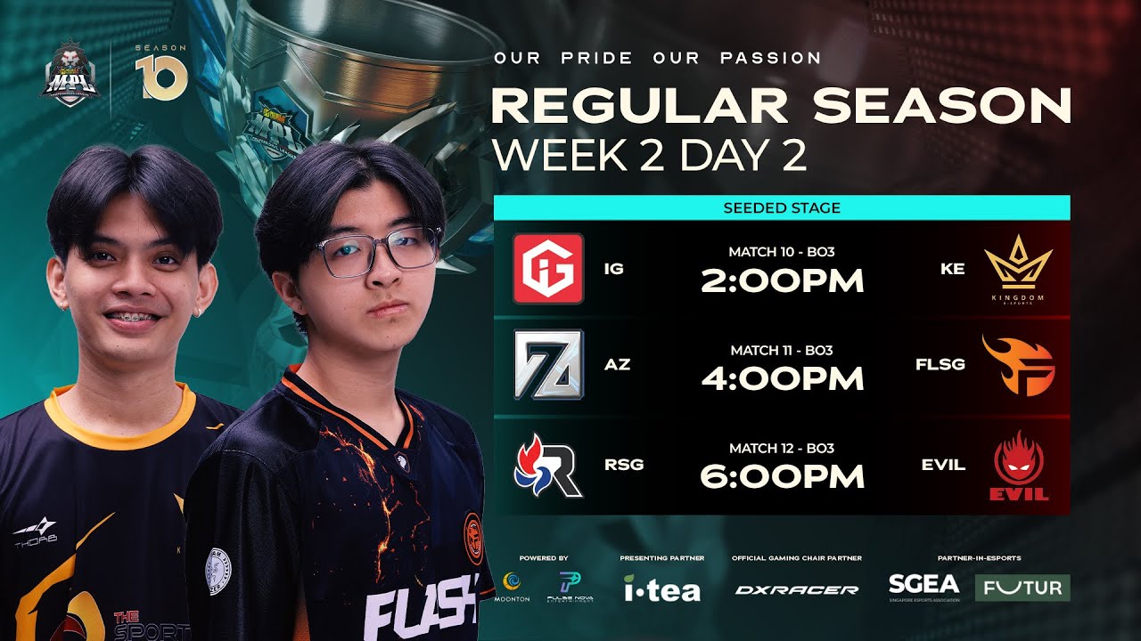 🔴 LIVE | MPL SG S10 | RS Seeded Stage Week 2 Day 2