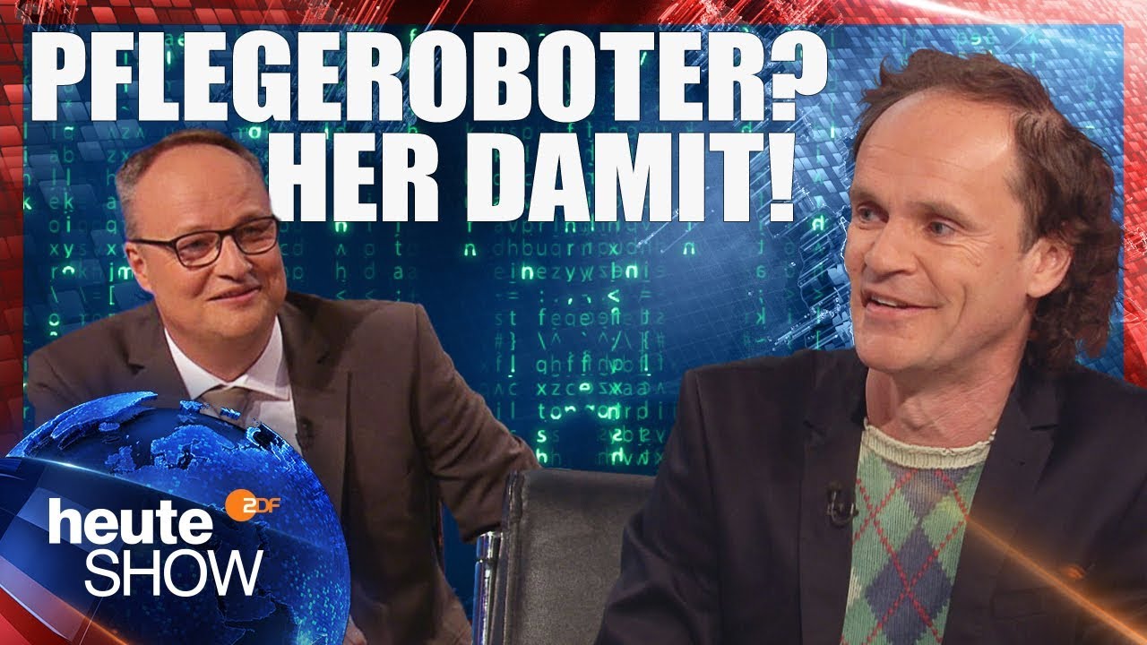 Werden Roboter uns ersetzen? Antworten von Olaf Schubert | heute-show vom 27.04.2018