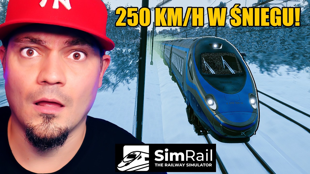 🚂 250 KM/H w ŚNIEGU?! ❄️ PENDOLINO TRACI PRZYCZEPNOŚĆ! | SimRail