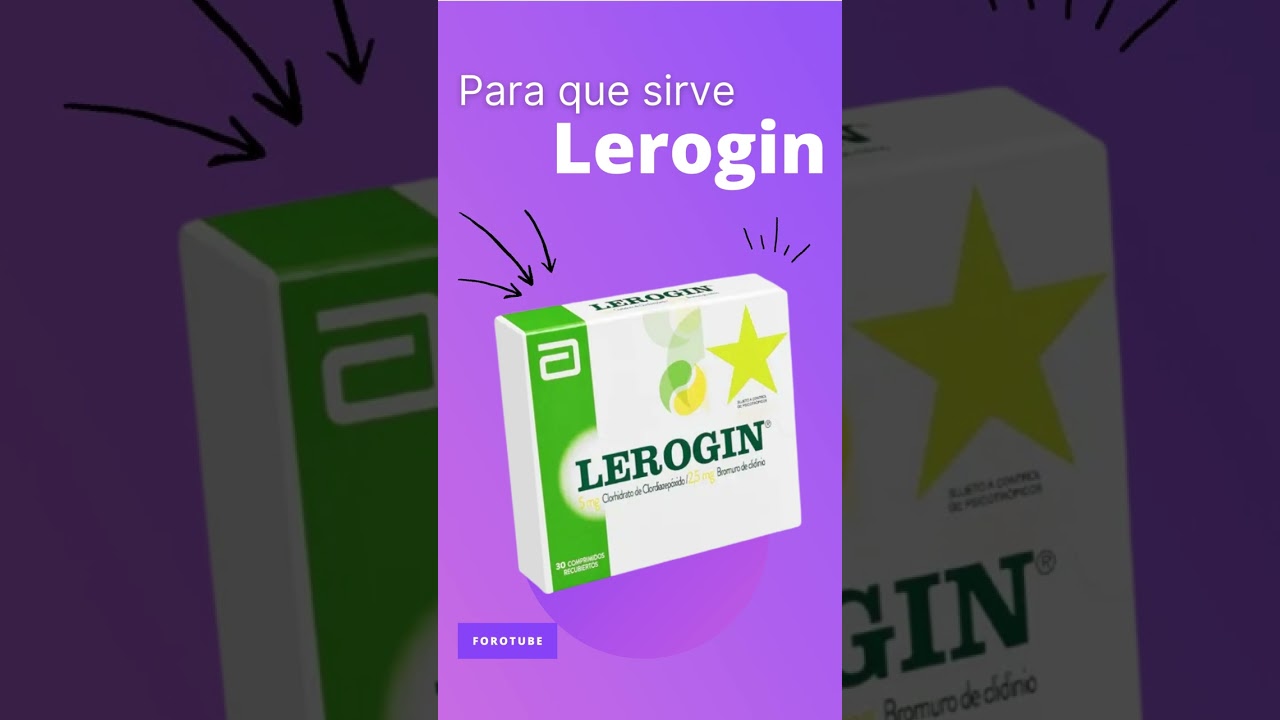 LEROGIN para que sirve 💊 - ForoTube