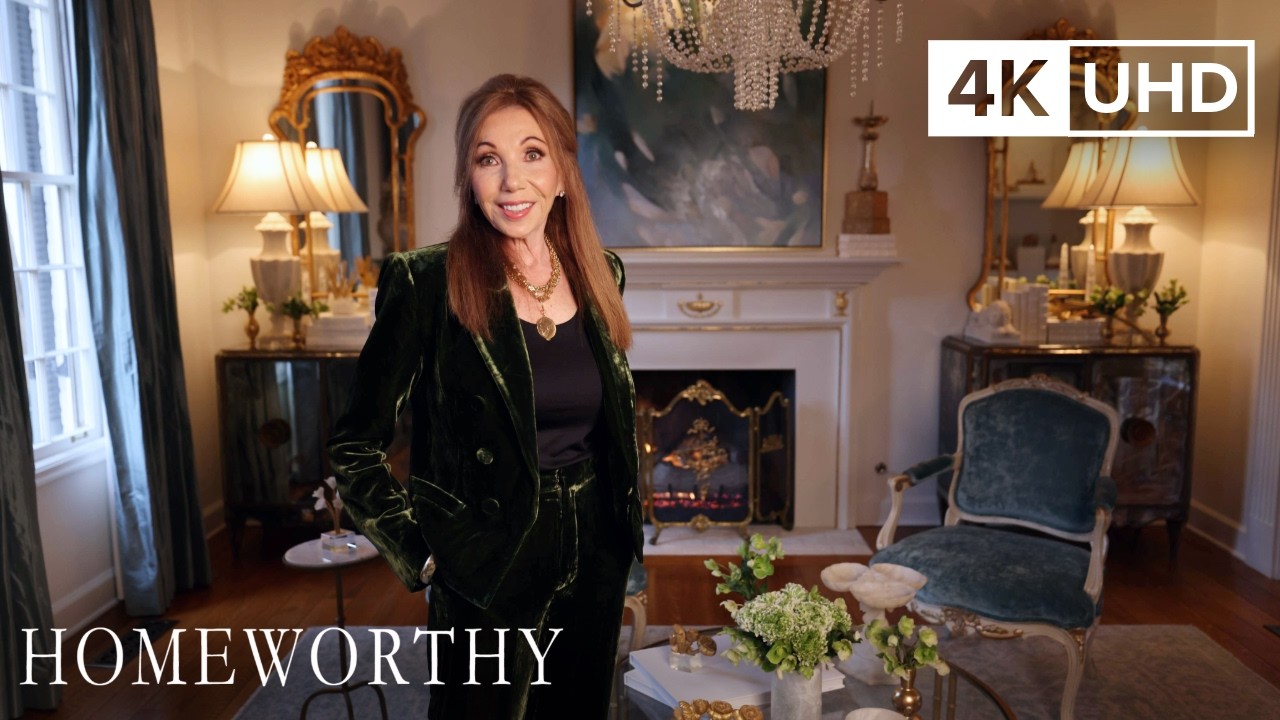 HOUSE TOUR | Inside a Timeless Southern Designer’s Home Filled With Blues and Greens l 4K