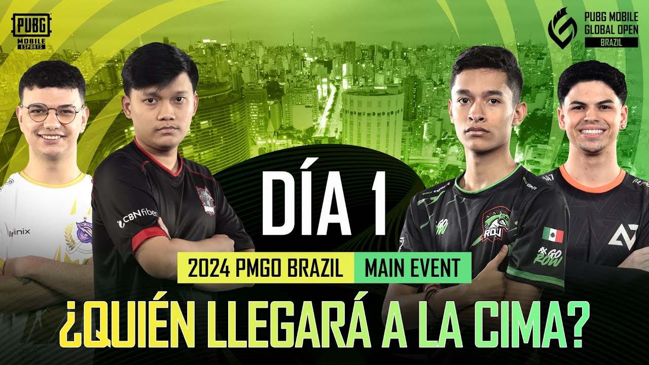 [ES] 2024 PMGO Brazil Evento Principal | Día 1 | PUBG MOBILE Global Open Brazil