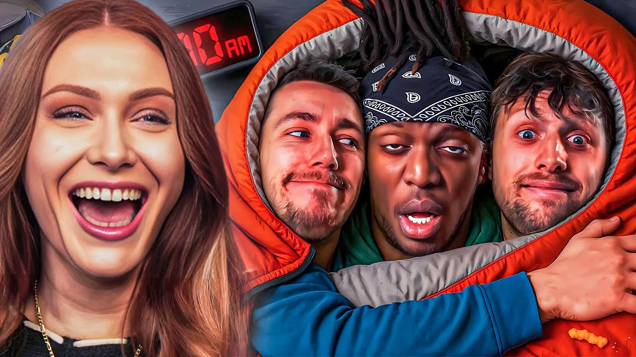 ELZ REACTS TO SIDEMEN LAST TO FALL ASLEEP CHALLENGE