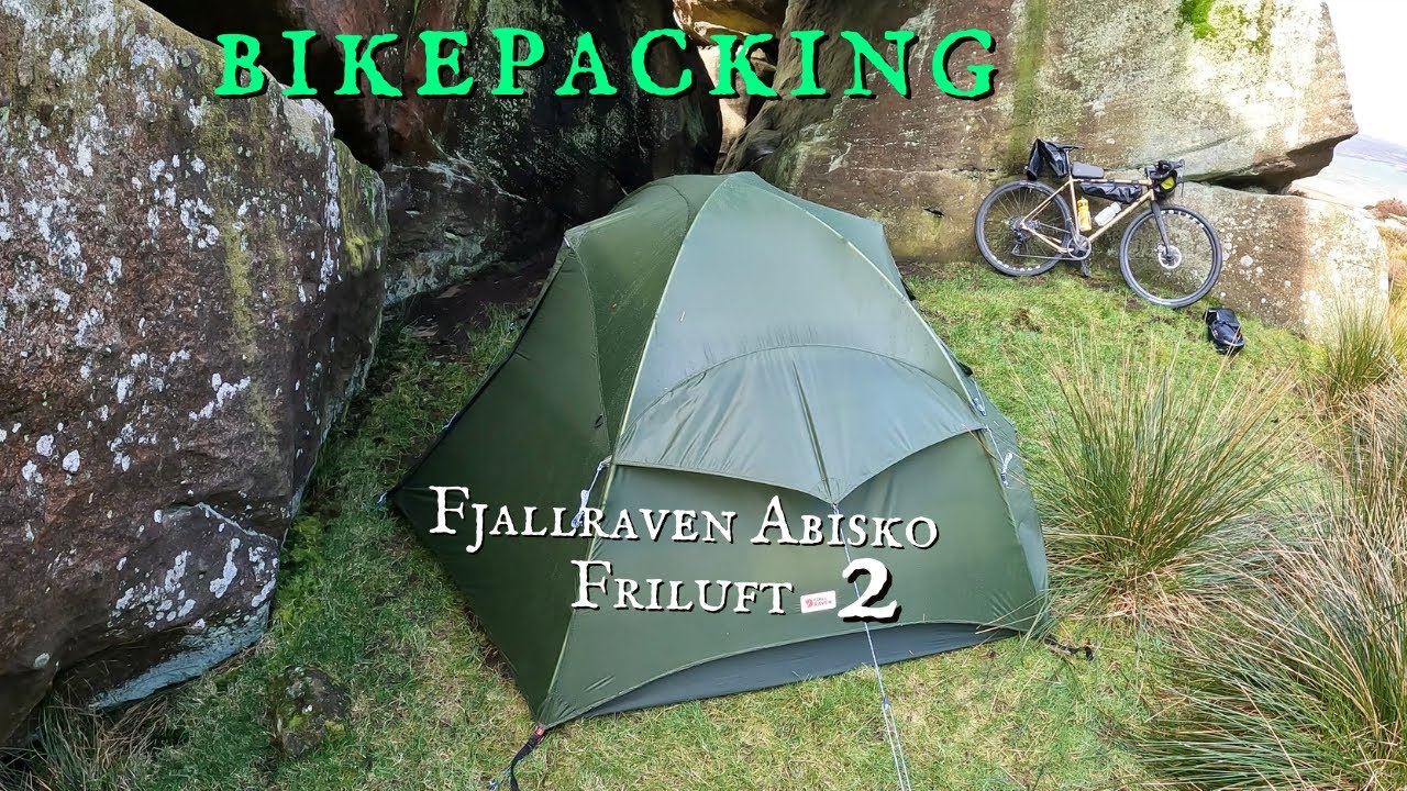 BIKEPACKING - Fjallraven Abisko Friluft 2 Tent - WILD CAMPING SOLO - YORKSHIRE DALES UK
