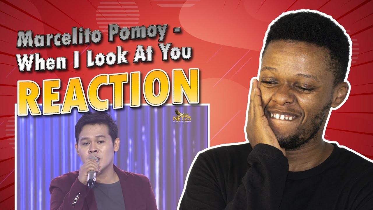 Marcelito Pomoy sings When I Look At You | Reaction