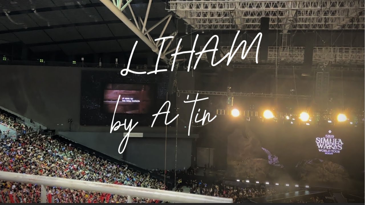 [Lyrics subbed] LIHAM | A'tin pre-concert karaoke session | One of the best pinoy concert crowd!