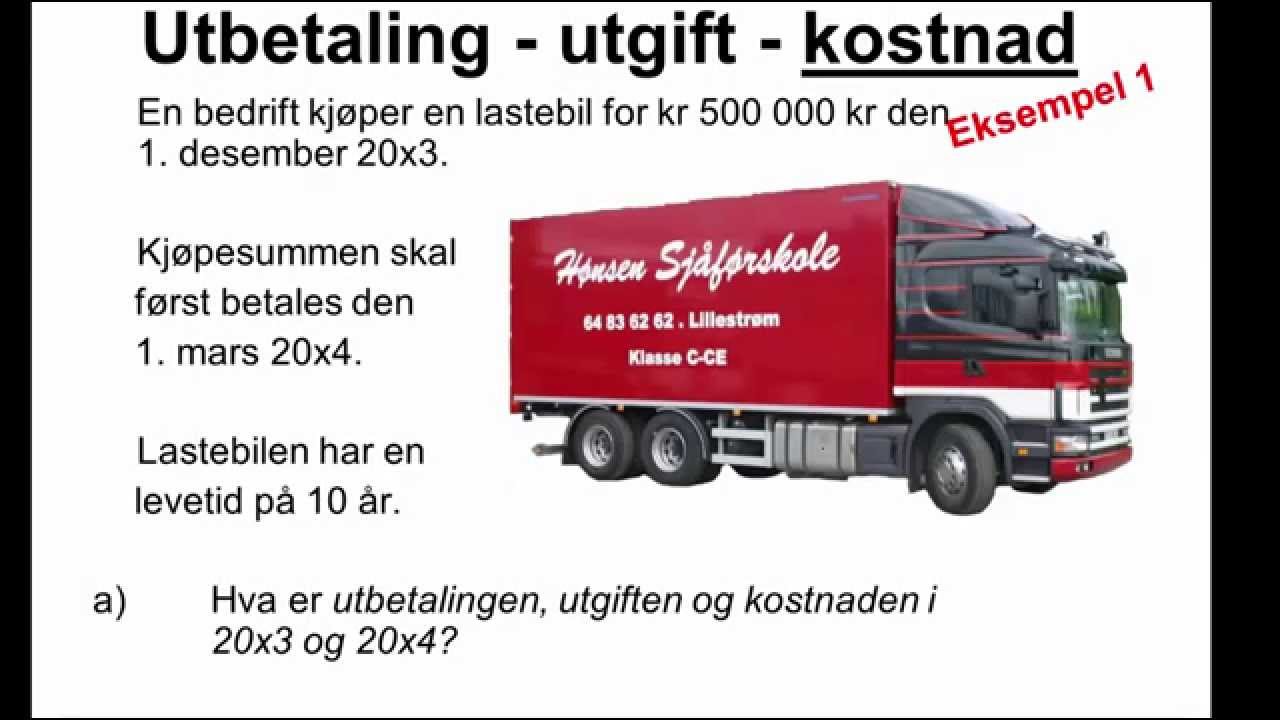 Kostnader - Forst&aring;else og regnskapsf&oslash;ring