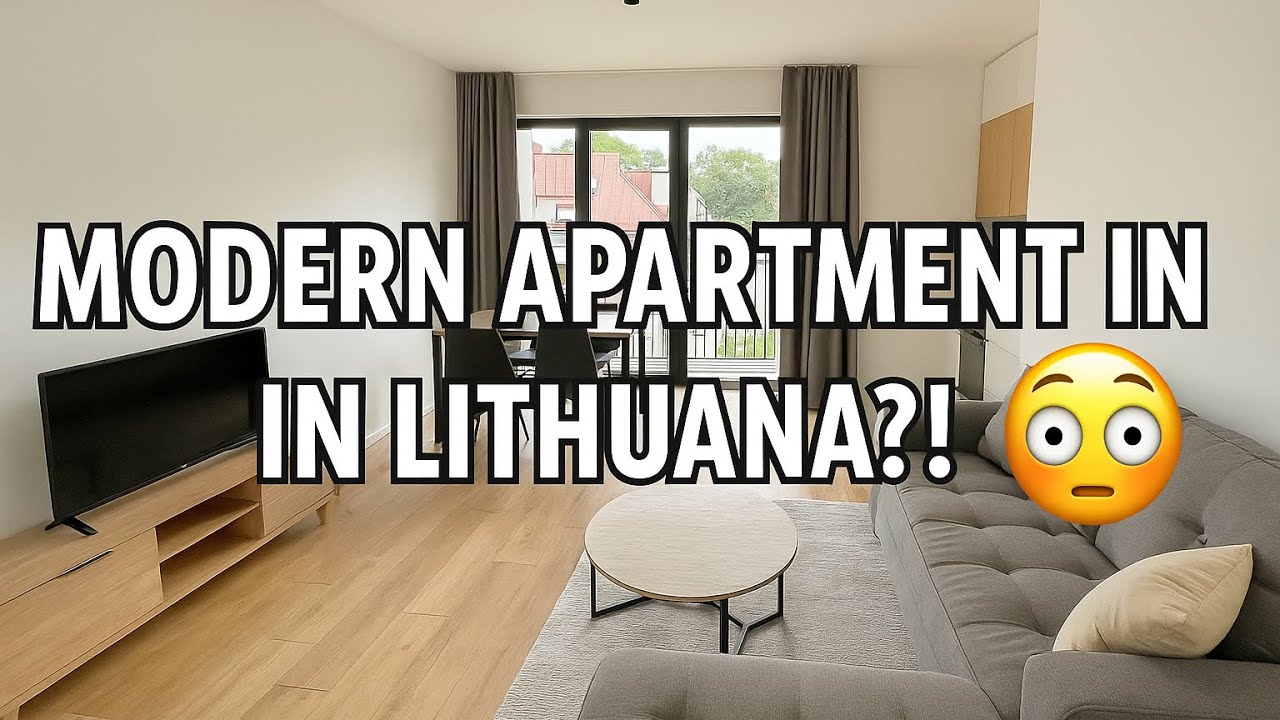 Renting in Kaunas, Lithuania: My Modern Apartment Tour + Costs!