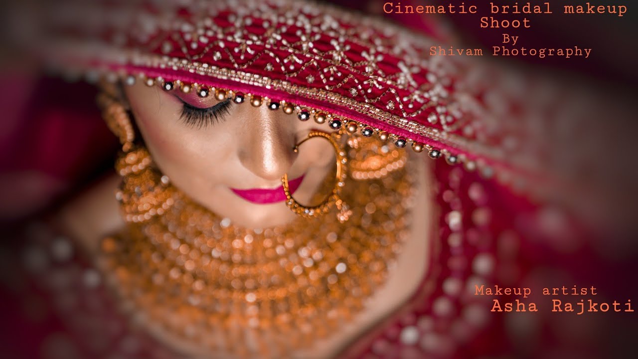 Cinematic bridal Shoot !! Parlour Shoot 2021 !! Bridal makeup bride ~ Deepika !!Artist Asha Rajkoti
