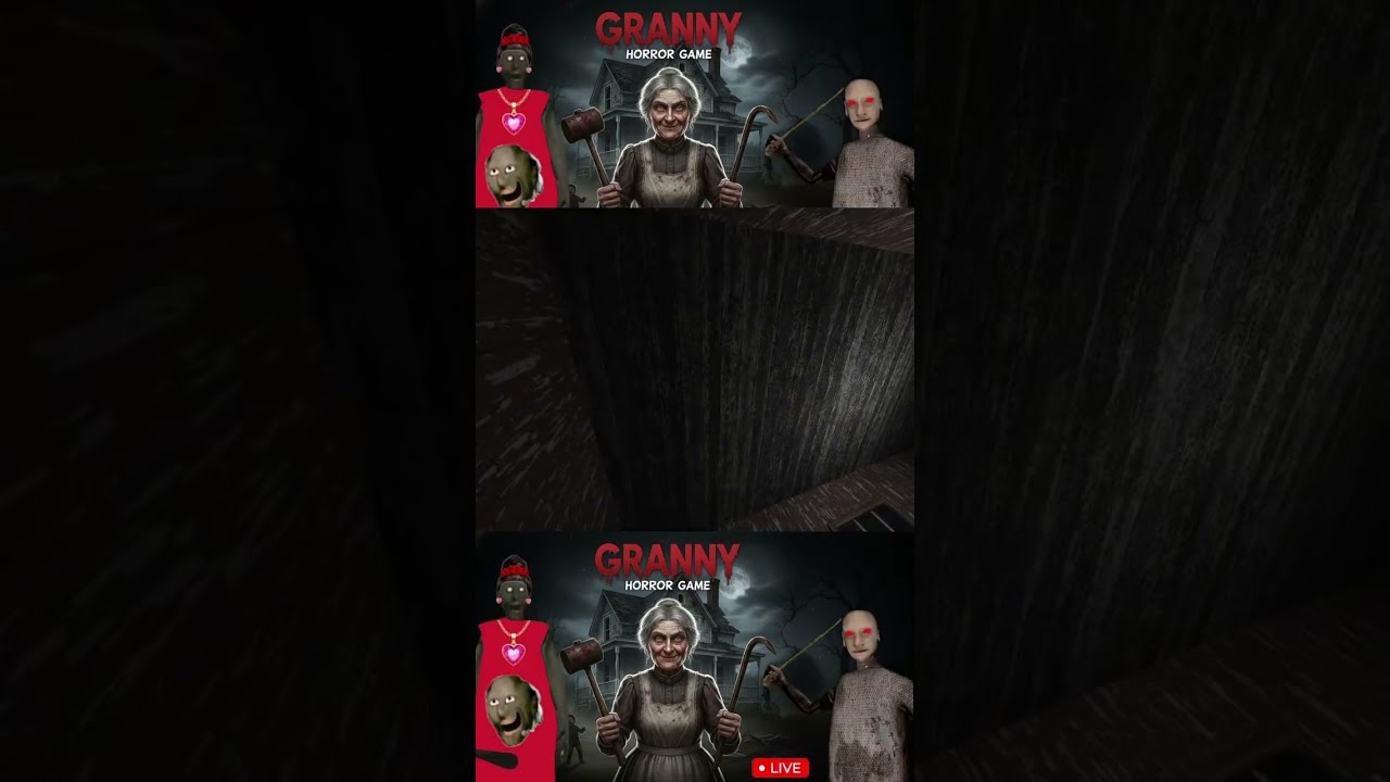 Granny is Live || Granny Horror Gameplay || Granny Grandpa👉☠️  #granny #shots #granny #shortslive
