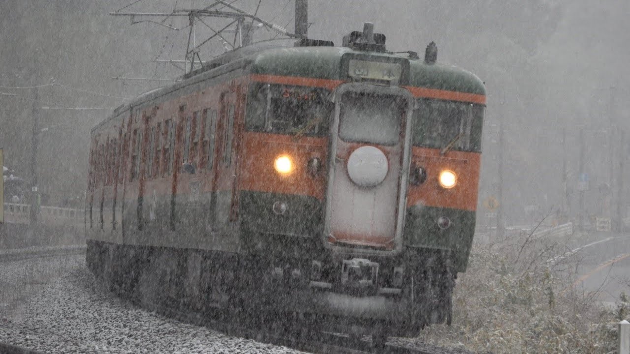 大雪のありがとう115系ラストランを追う 横川・高崎・津久田にて