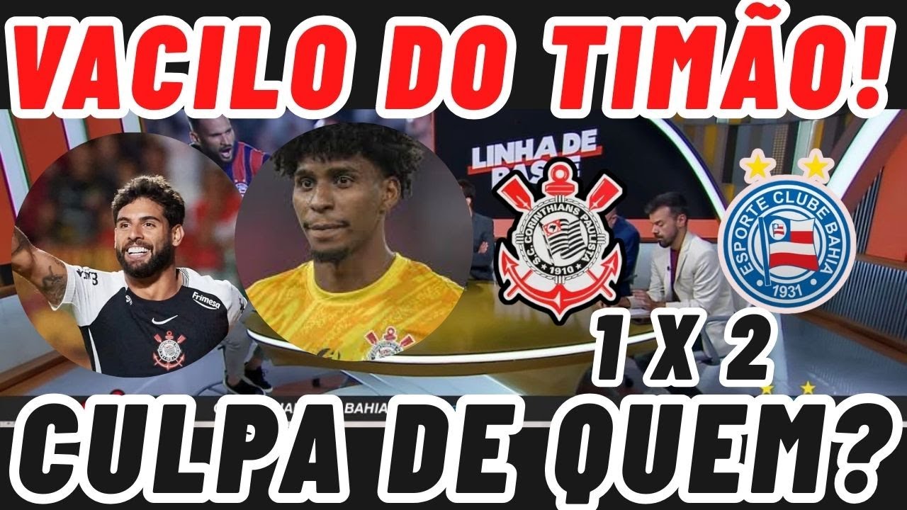 🚨HOJE! NOTÍCIAS DO CORINTHIANS! CORINTHIANS VACILA EM CASA E TORCIDA CULPA YURI ALBERTO E HUGO SOUZA