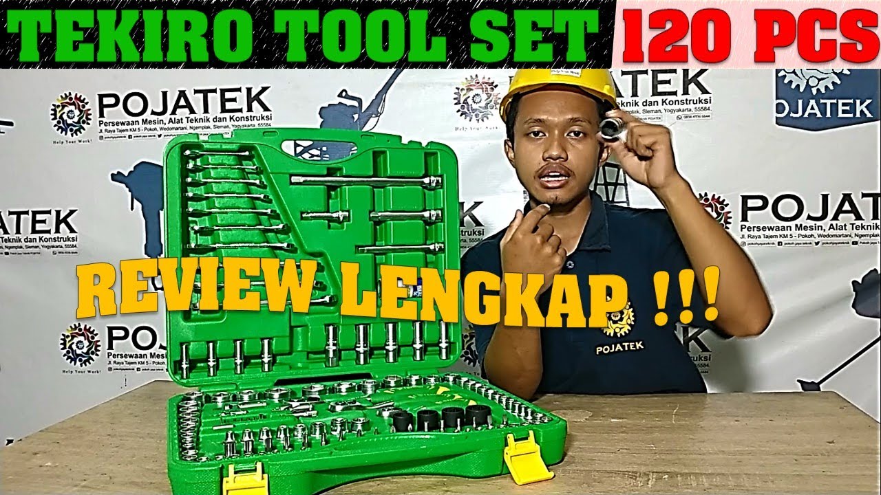 REVIEW JUJUR TEKIRO TOOL SET 120 PCS !
