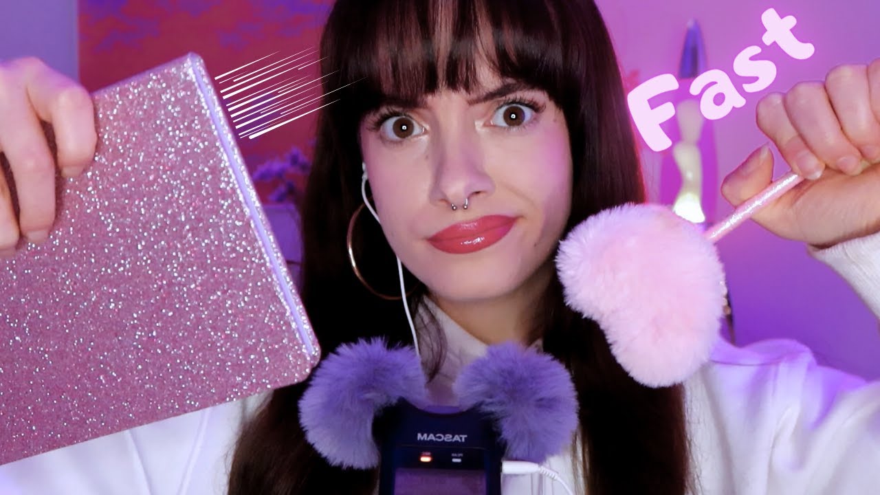 ASMR FR | Fast & Agressive avec le TASCAM 💥 (She's so crazzzzzzzy! Love her!!!)