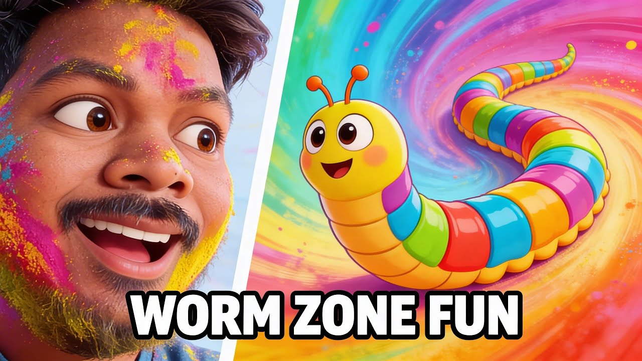 worm zone.io Live fun Masti#wormzone #worm #game #wormszone #cacing #pubg