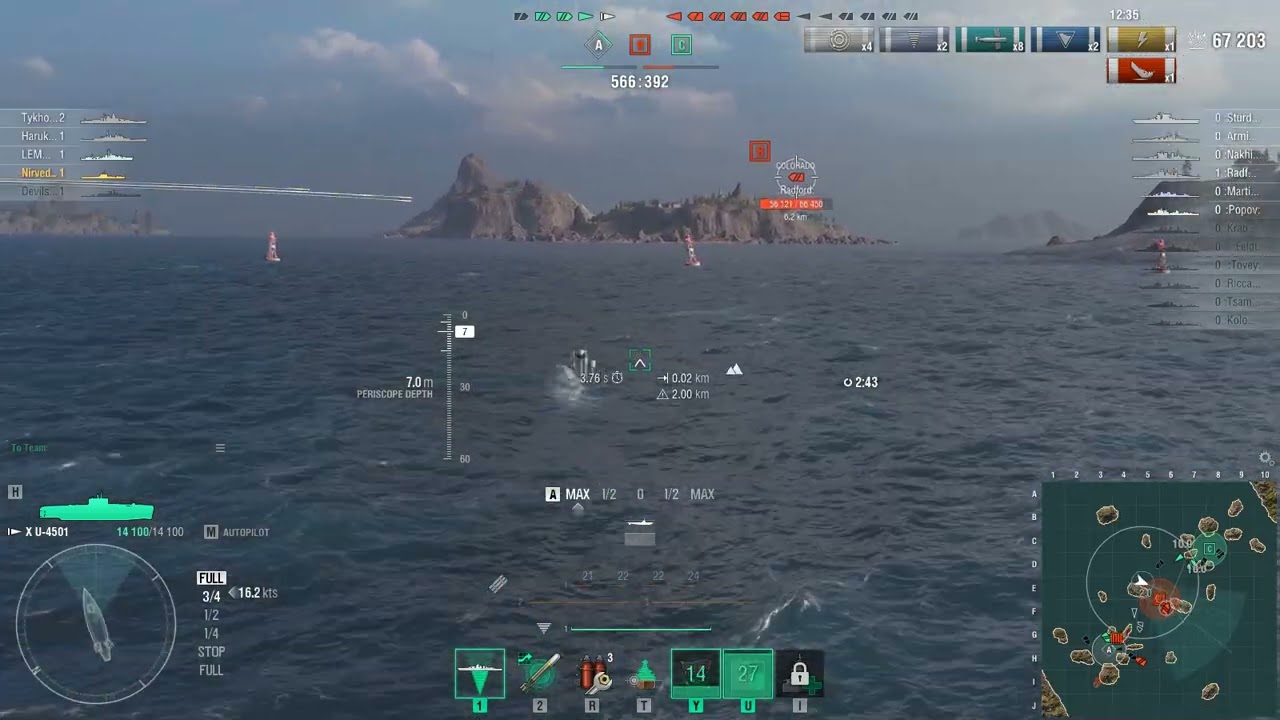 X U-4501 Germany sumberine gameplay