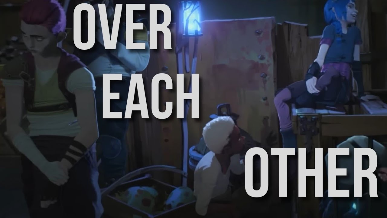 [ASMV] Zaunite Kids: Over Each Other | Ekko, Vi, Jinx | Arcane x Linkin Park