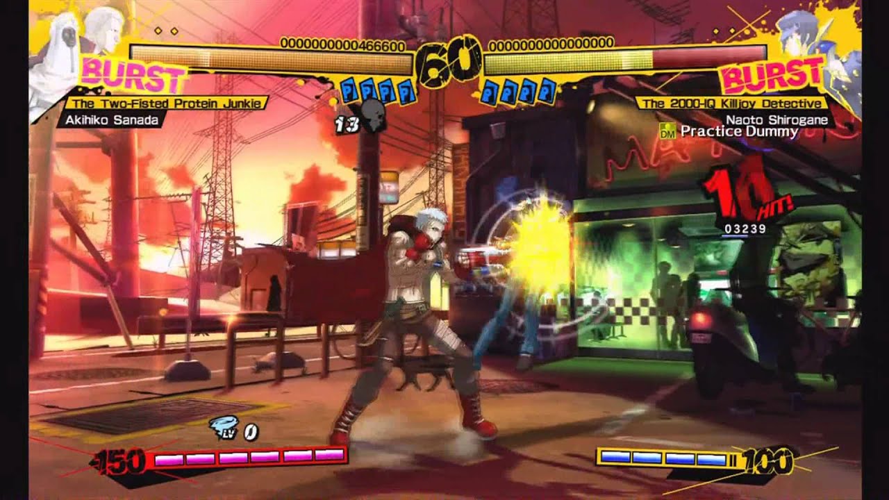 Akihiko Sanada 6400 damage combo 50 SP and One More Burst