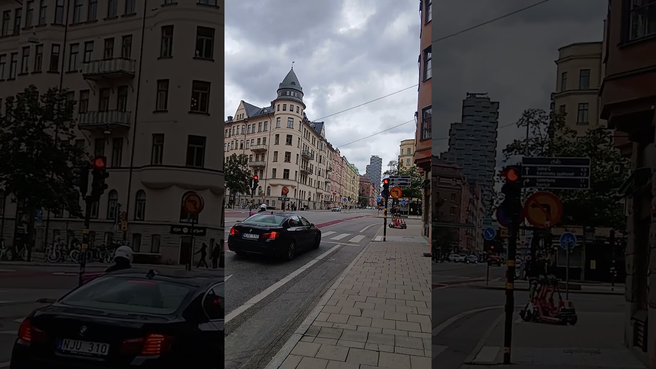 🇸🇪 Plačios Stokholmo gatvės 🇸🇪#travel #citytour