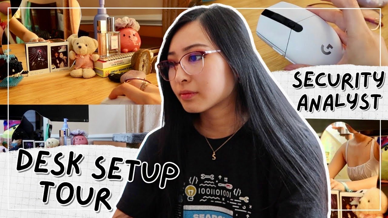 My Desk Tour as a Security Analyst: Work from Home Setup, My Laptop Specs, Desk Accessories 2022