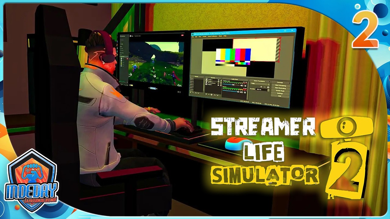 JE DEVIENS ENFIN UN VRAI GAMER ! 🎮🔥 (Streamer Life Simulator 2) - Let's Play FR #2