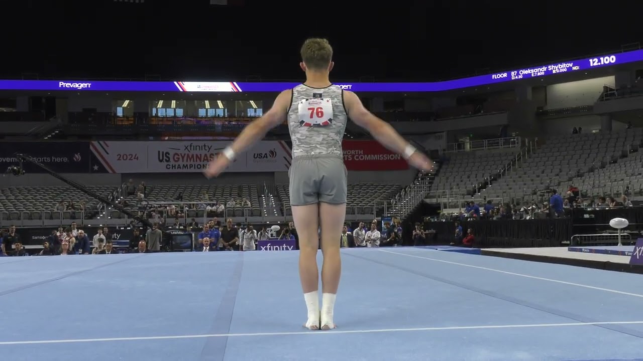 Dante Reive - Floor Exercise - 2024 Xfinity U.S. Championships - Junior Men Day 1