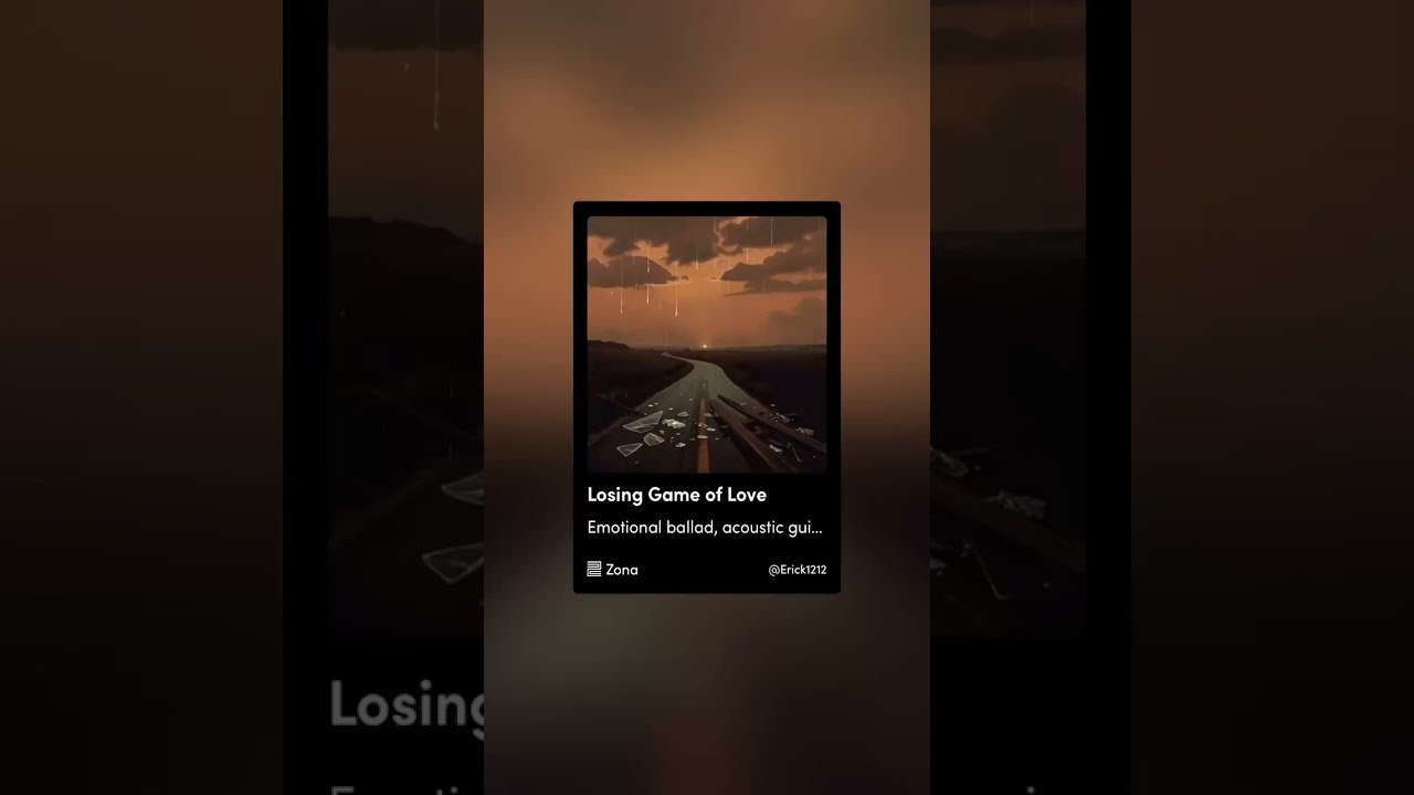 Losing game of love ( ai music 🎶)