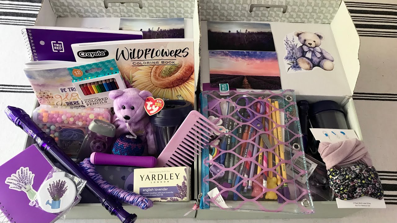 Operation Christmas Child Shoebox | 10-14 Girls | Lavender Fields 💜🧸