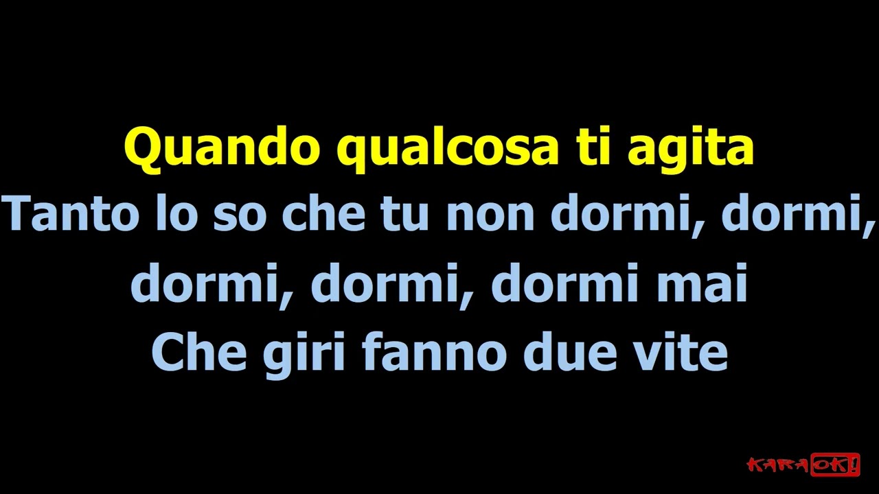 DUE VITE Marco Mengoni (Deep House) Karaoke Version TONO DONNA