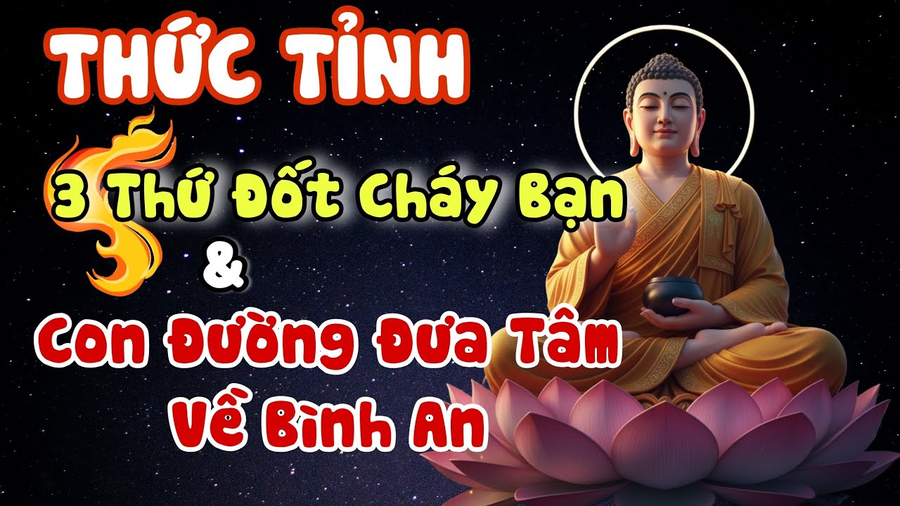 Dập Tắt Ba Ngọn Lửa Phiền Não | Pháp Thoại Chữa Lành Tâm Hồn. #loiphatday #phapthoai #baihoccuocsong