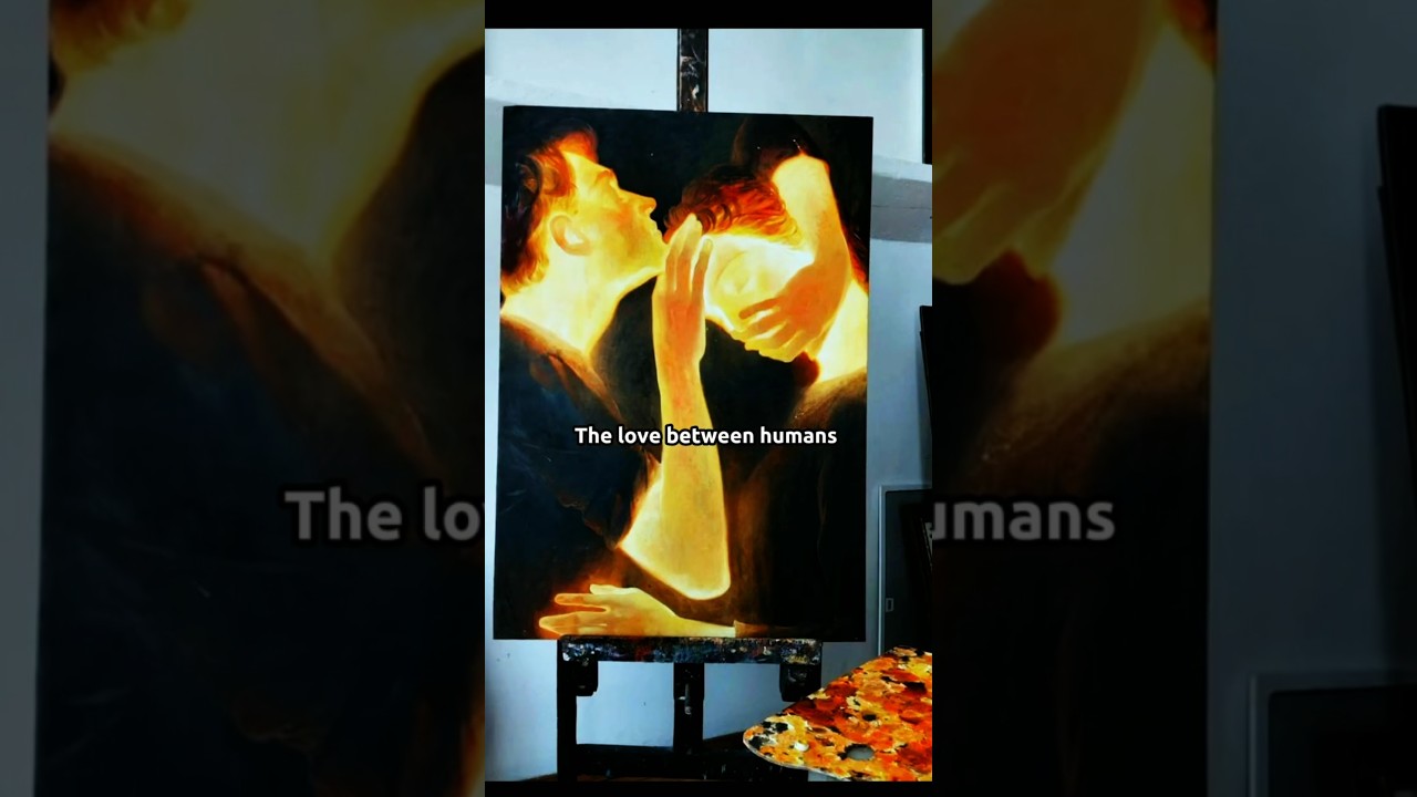 This artist paints light to show emotions #painting #art #artisticexpression #emotionalart #artistic
