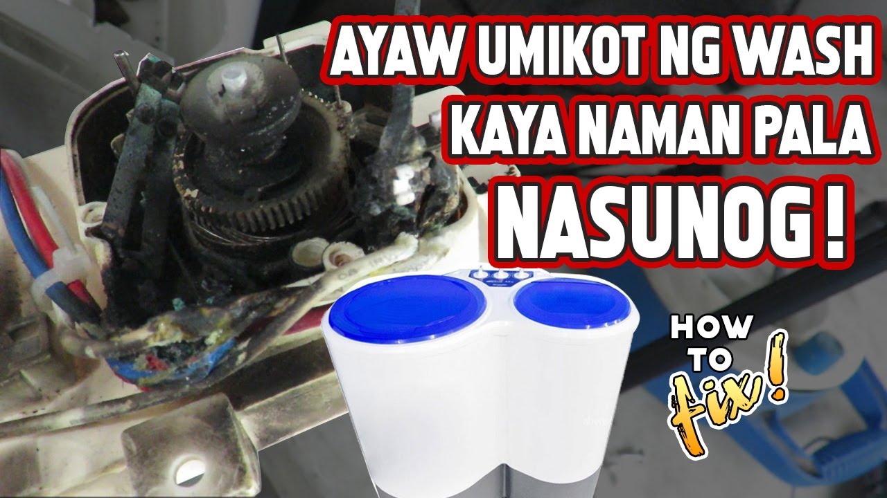 Sharp Twintub Washing Machine Ayaw umikot ng Wash Motor!