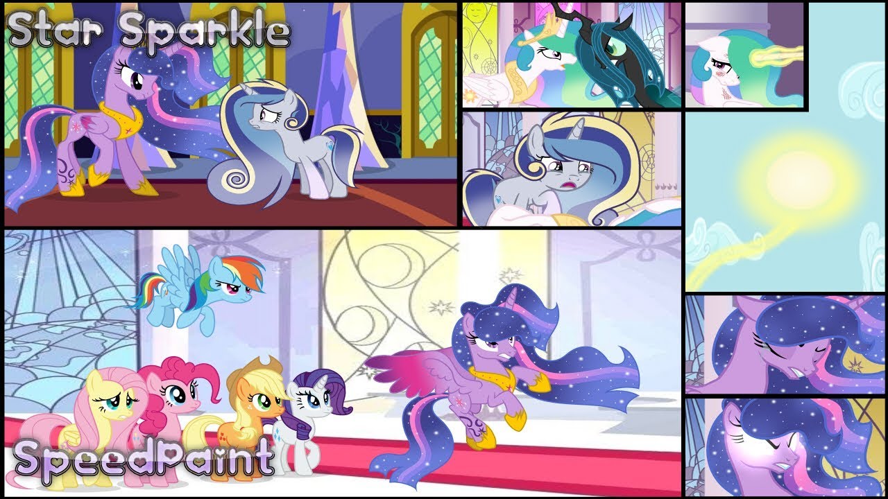 【MLP SPEEDPAINT】The decision of Celestia (Next Gen)(Base Edit)[A Leap into the Past P9]