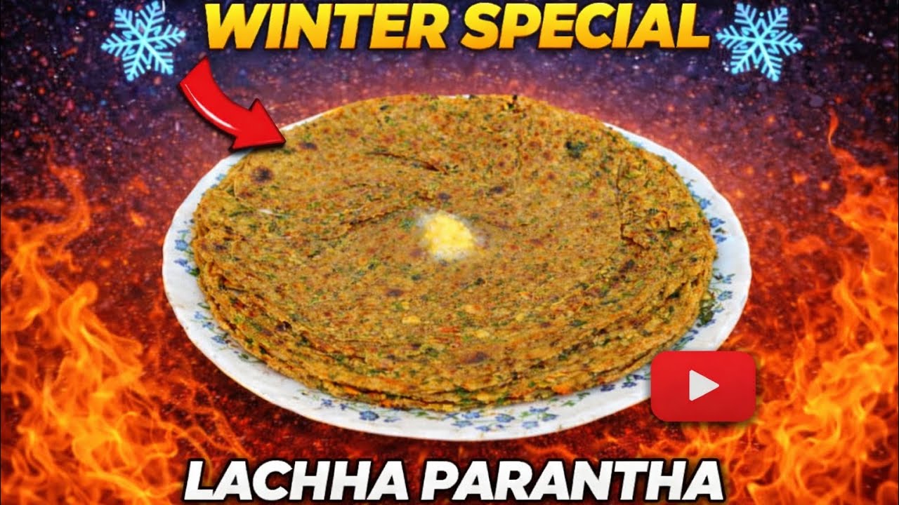 Winter special Lachha Parantha# easy n yummy recipe# home cooking# food# delhi# india#