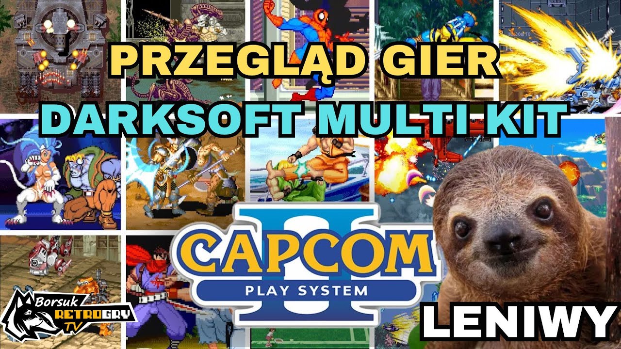 Borsuk Retro Gry TV: AUTOMATY ARCADE - ORYGINALNY CPS2 - Przegląd Gier (LENIWY +BIGORQ +KUBA SŁONKA)