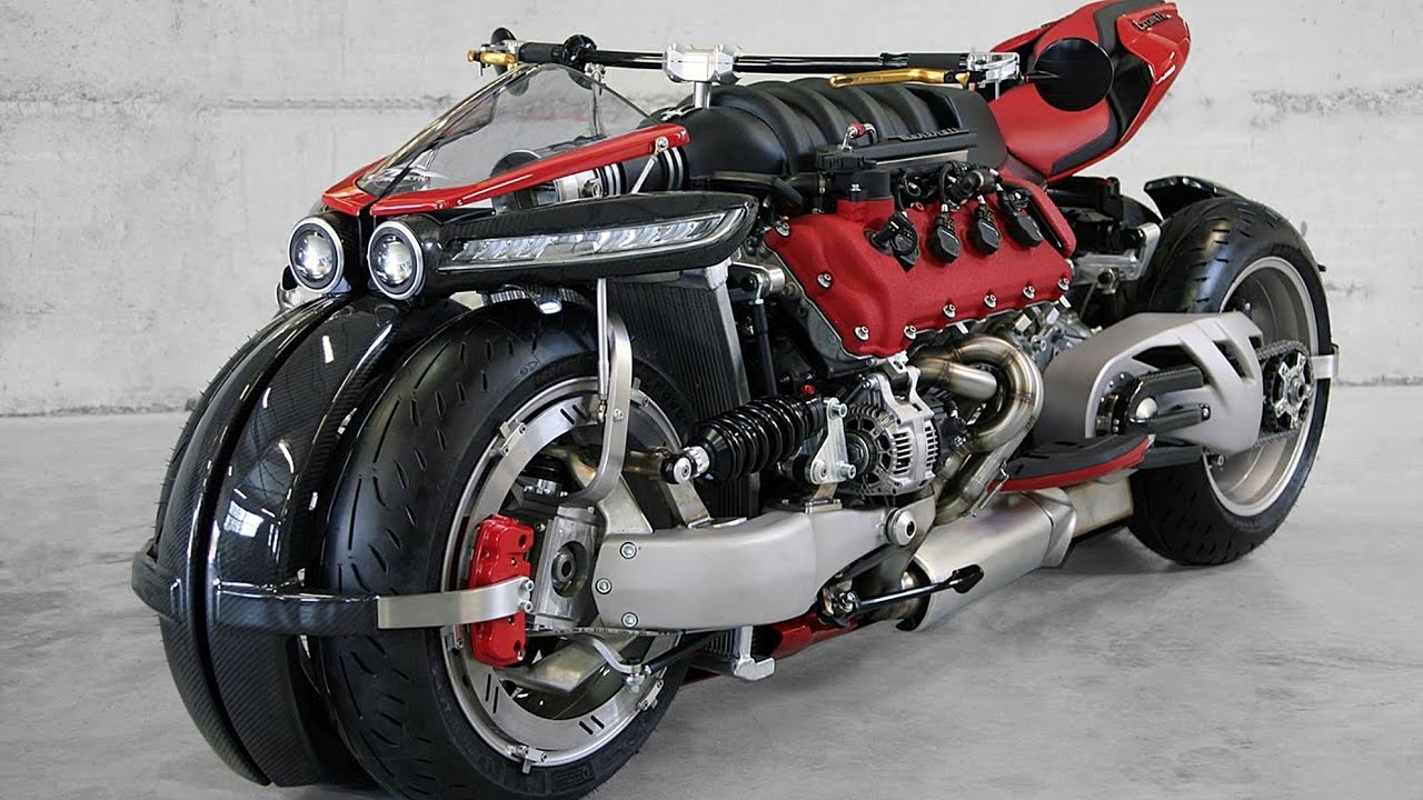 Lazareth LM 847: The Wild Four-Wheel Motorcycle Powered by a Ferrari-Maserati V8