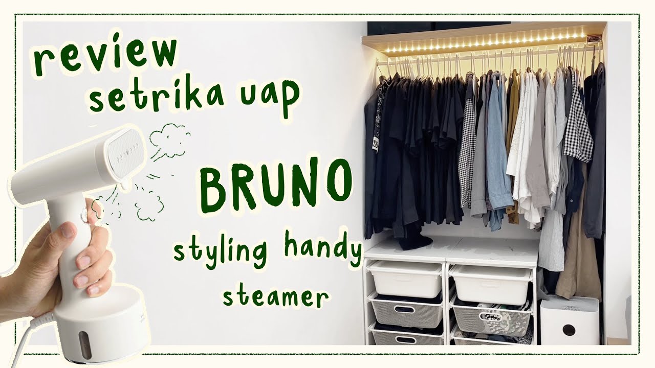 REVIEW SETRIKA UAP : BRUNO STYLING HANDY STEAMER - kecil, ringan & gampang dipakenya!