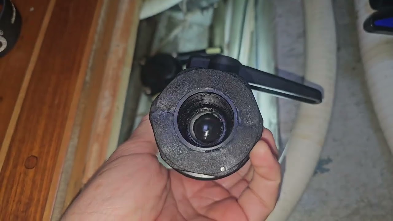 Changing a through-hull below the waterline on a 67' sailboat