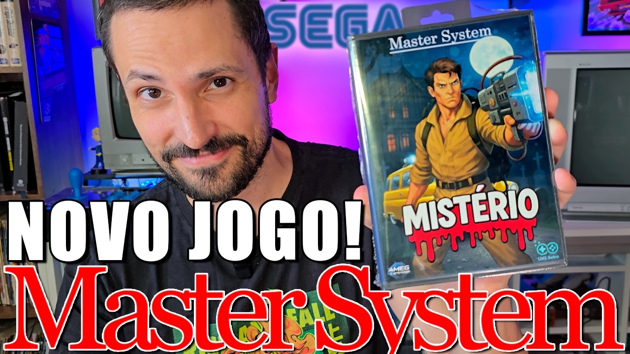 MIST&Eacute;RIO! Novo jogo brasileiro de Master System do mesmo criador de NOTURNO! #mastersystem  #sega