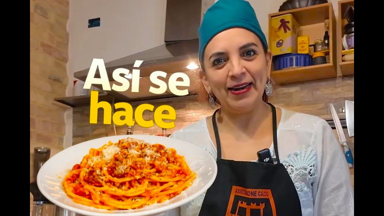 Amatriciana auténtica 🇮🇹 | Así se hace en Italia