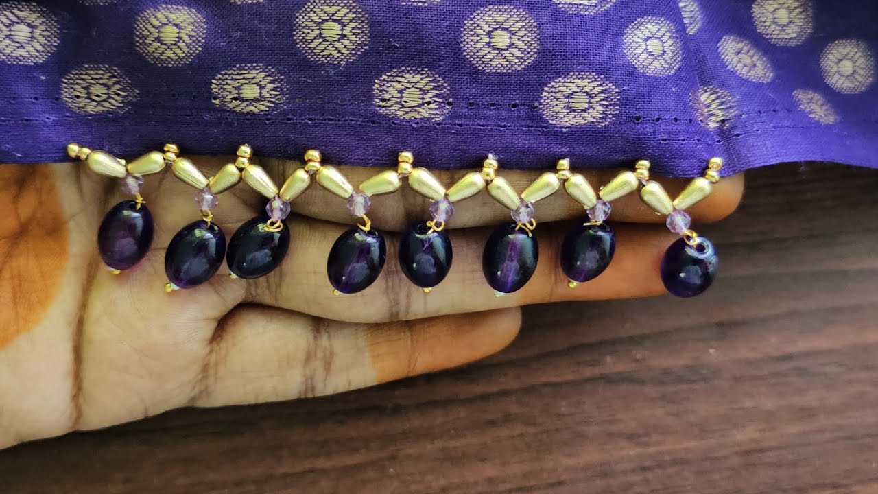tassels for saree pallu 3/500 #saree #beads #tassels