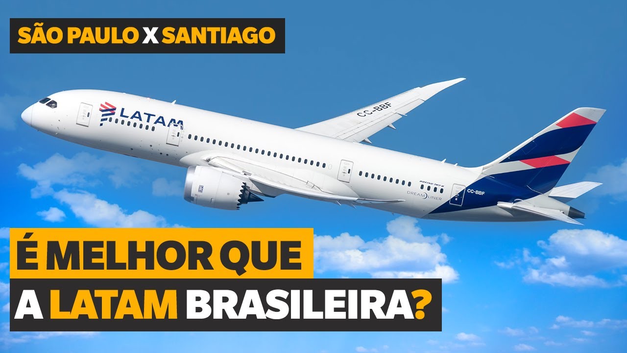 COMO É VOAR PARA SANTIAGO COM A LATAM CHILENA?