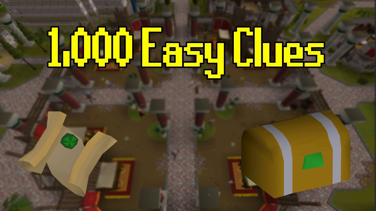 Loot From 1000 Easy Clue Scrolls